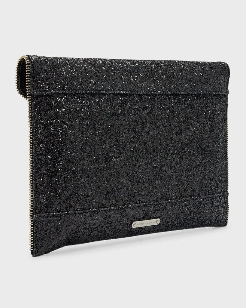 Rebecca Minkoff Leo Glitter Envelope Clutch Bag 6