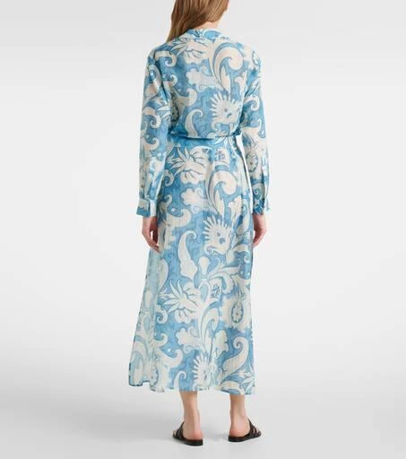 ETRO Paisley cotton and silk shirt dress 3