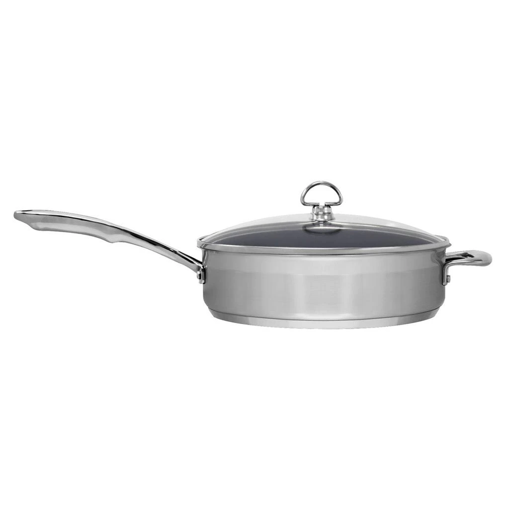 Chantal Induction 21 Saute Pan w/ Ceramic Coating & Glass Lid, 5 Quart 2