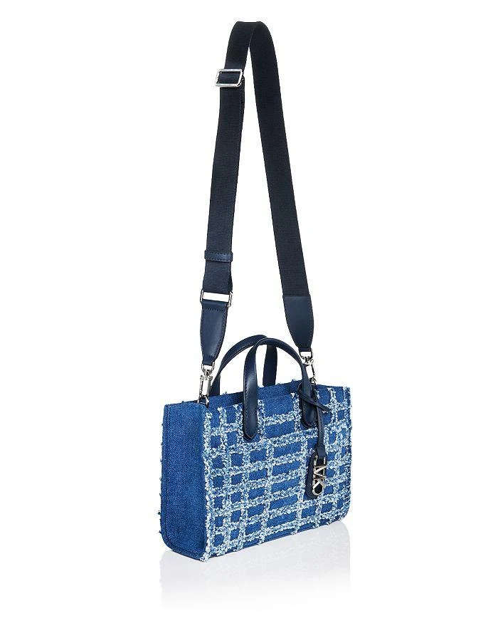 Michael Kors Michael Kors Gigi Small East West Denim Messenger Tote 4