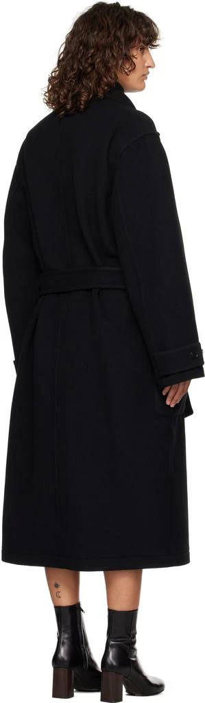 Lemaire Black Wrap Coat 3