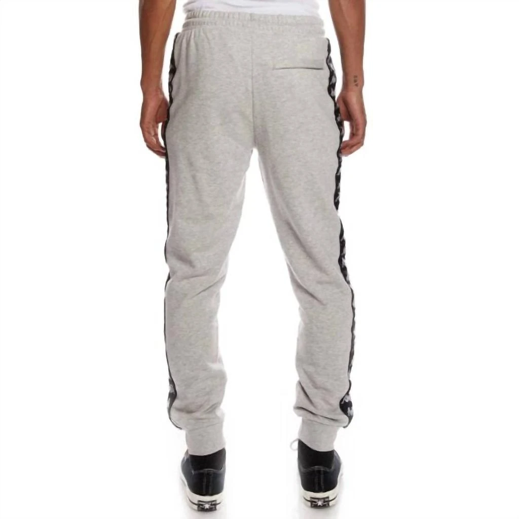 Kappa Men's 222 Banda Alanz 2 Sweatpants In Grey/black 2