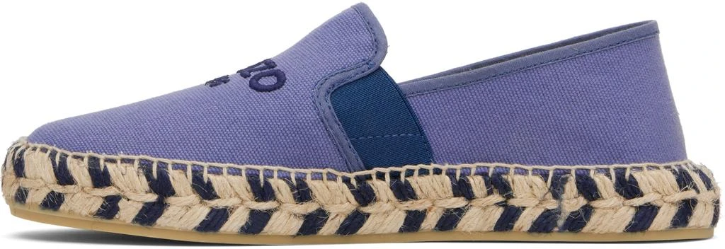 Kenzo Purple Canvas Espadrilles 3