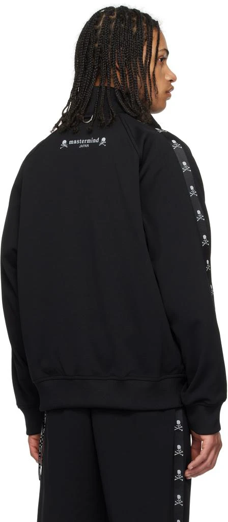 mastermind JAPAN Black Boxy Skull Tape Jersey Track Jacket 3