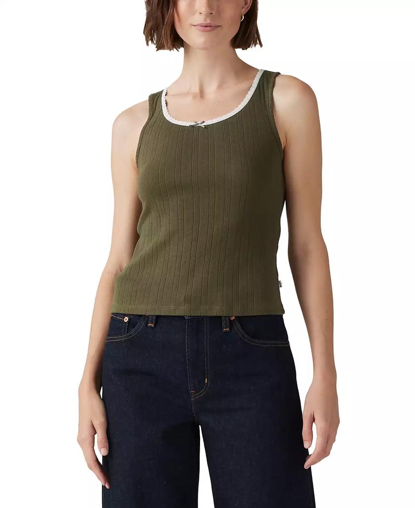 売れ筋商品|||リーバイス カットソー トップス レディース Women's Sweetie Pointelle Tank Top Crocus Levi's Women's Sweetie Pointelle Tank Top - Compare Prices