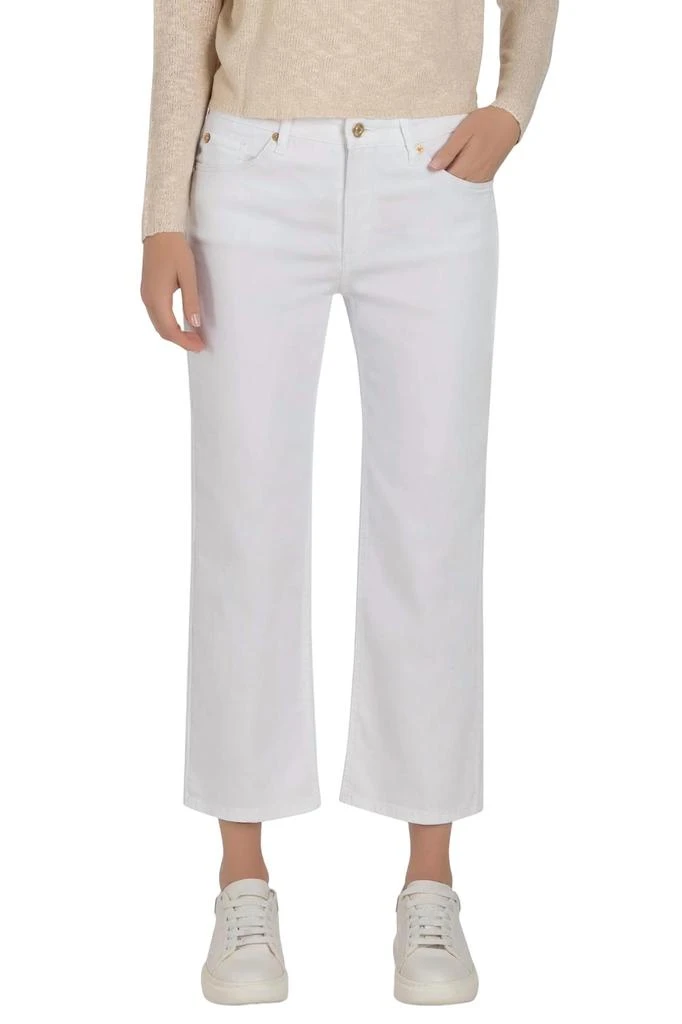 MAC Culotte Jeans In White 1