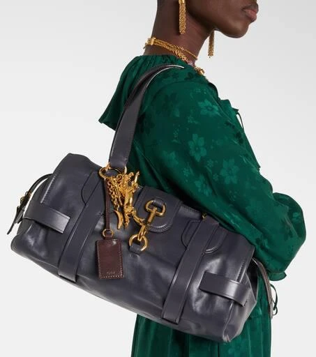 Chloé Kerala 25 Large leather shoulder bag 7