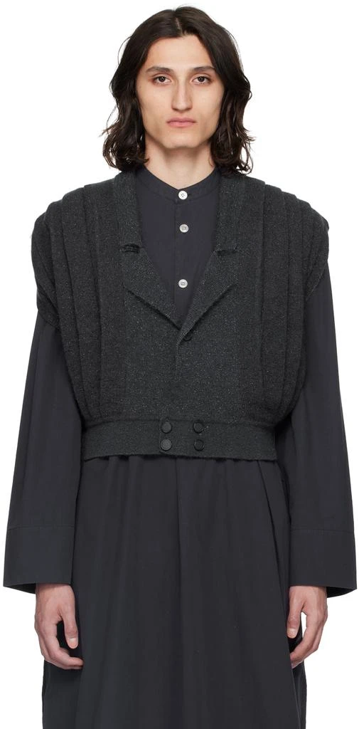 Kiko Kostadinov Gray Orson Cardigan 1