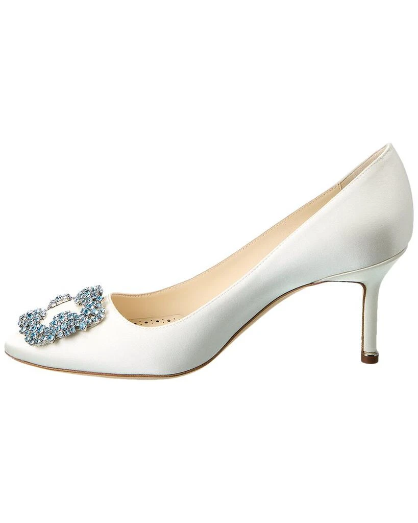Manolo Blahnik Hangisi Bridal 70 Satin Pump 2