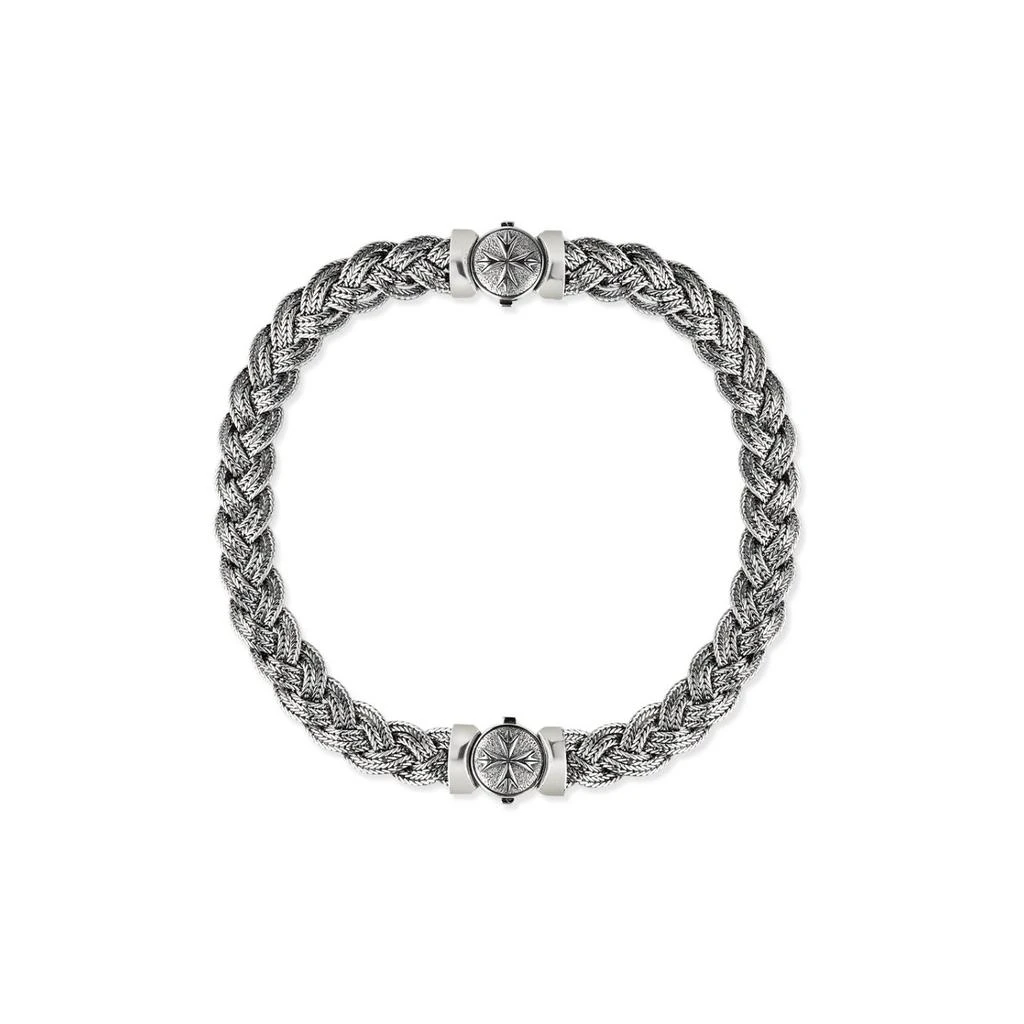 Emanuele Bicocchi Emanuele Bicocchi Diamond-Cut Flat Braided Choker 1
