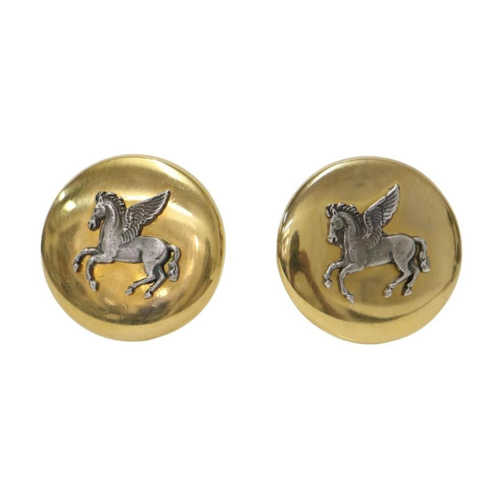 Hermes gold Clip Earrings (Pre-Owned)