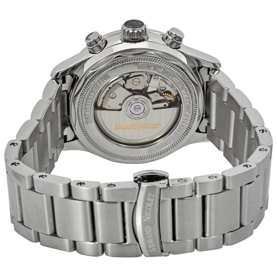 Armand Nicolet MHA Chronograph Automatic Blue Dial Men's Watch A844HAA-BS-M2850A 3