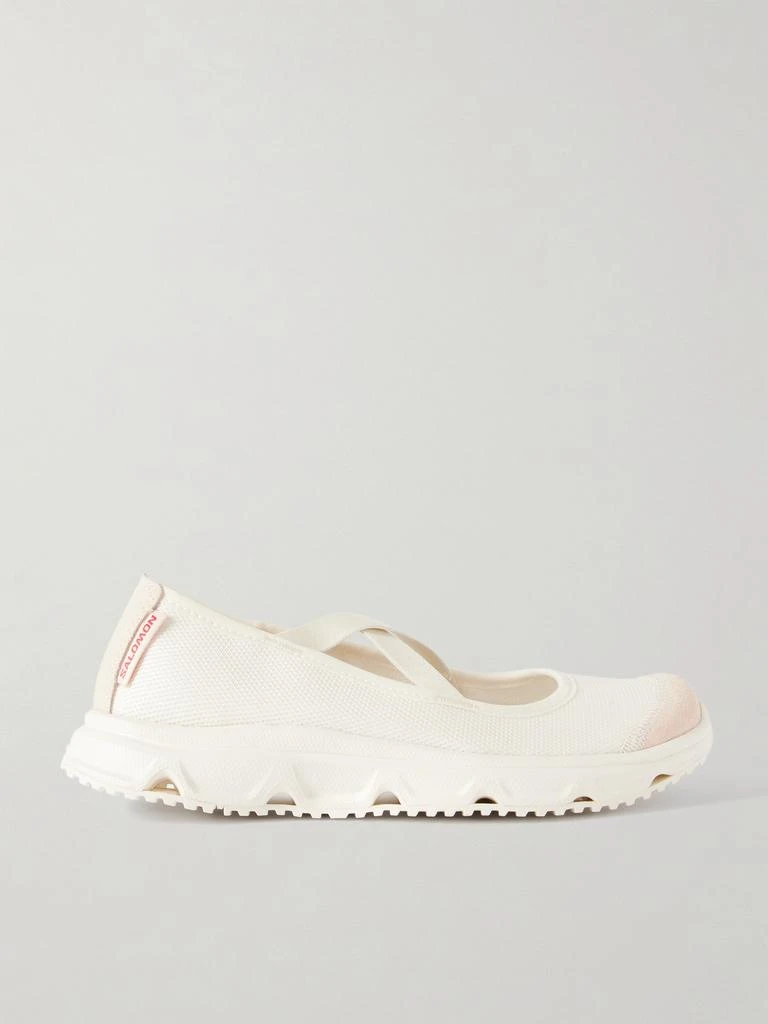 Salomon X Sandy Liang “rx Mj” 绒面革边饰网布凉鞋