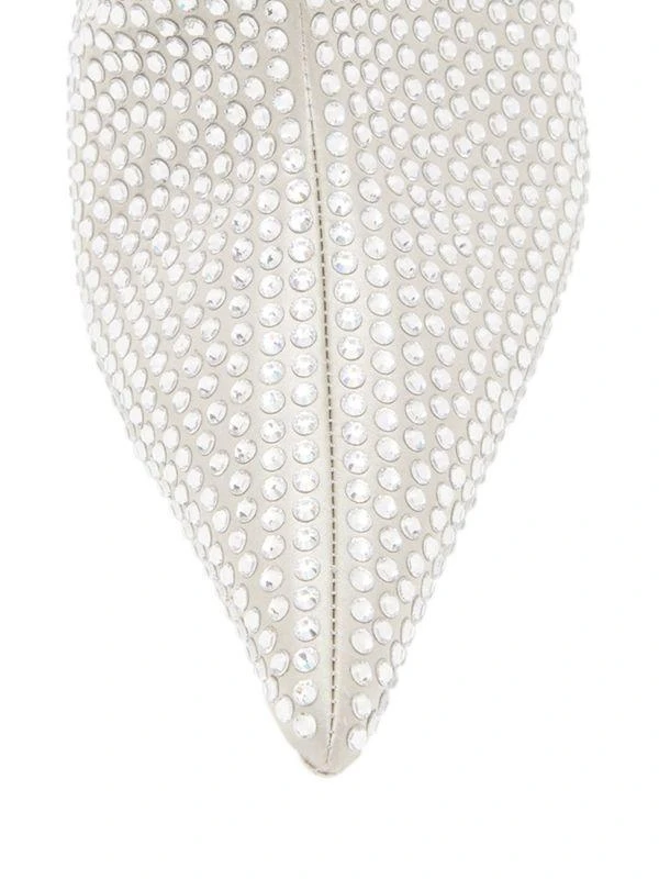 Dolce 
Gabbana 105MM Crystal Stiletto Knee High Boots 4