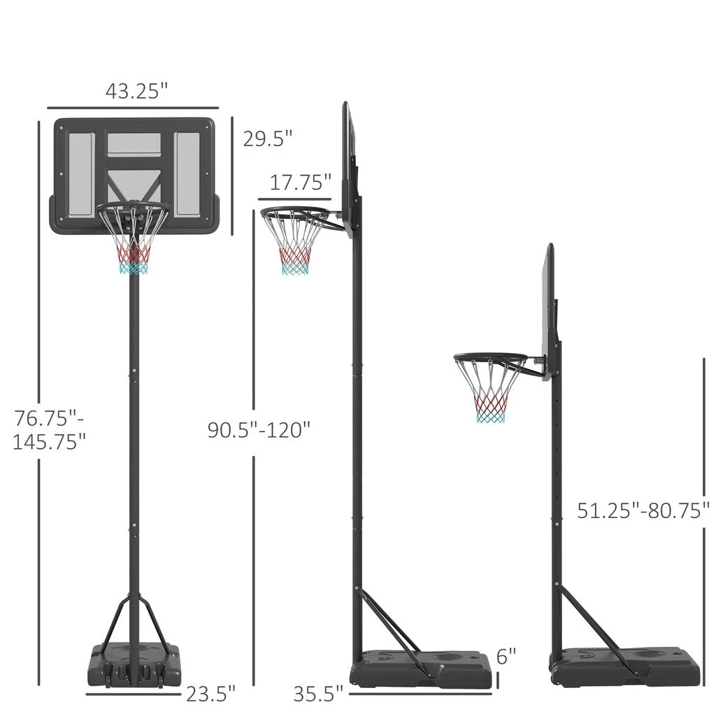 Streamdale Furniture Streamdale Portable Basketball Hoop 3