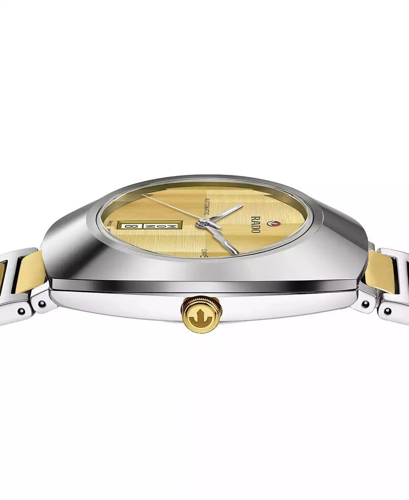 Rado Unisex Swiss Automatic Original DiaStar Two-Tone Stainless Steel Bracelet Watch 38mm 3