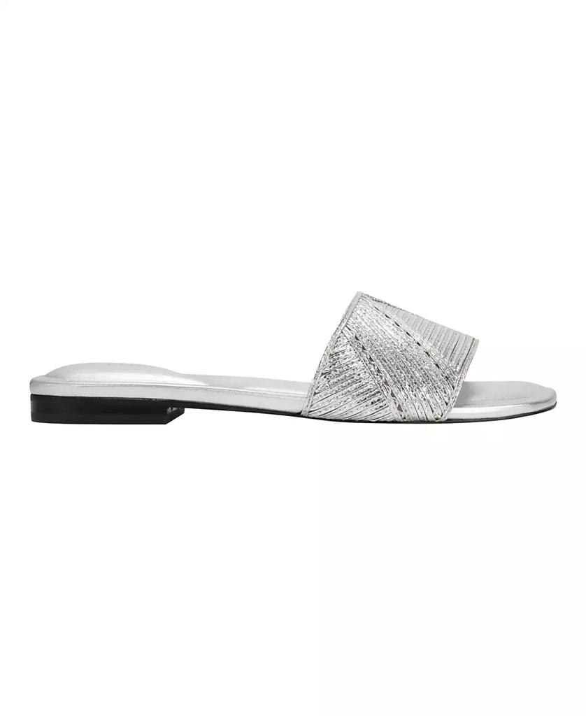 Marc Fisher Women's Murphy Square Toe Flat Sandals