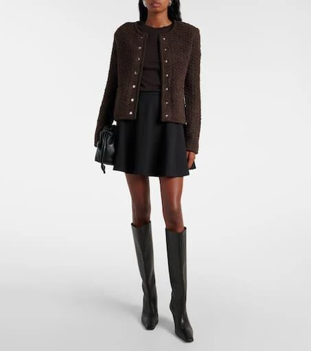 Staud Lisson open-knit jacket 2