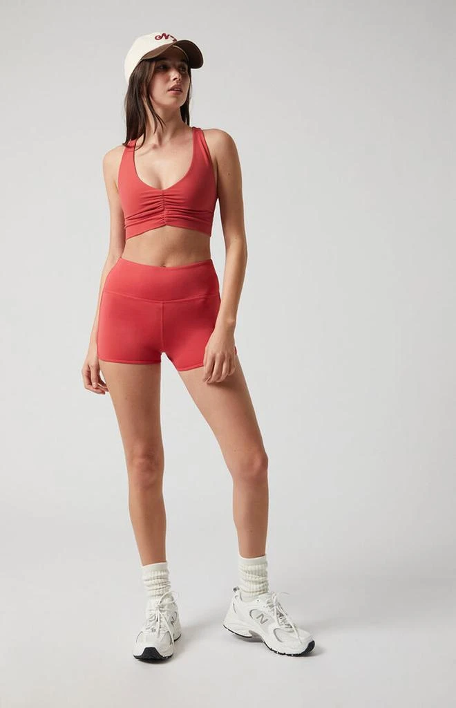 PAC 1980 Active Red In A Cinch Sports Bra 6