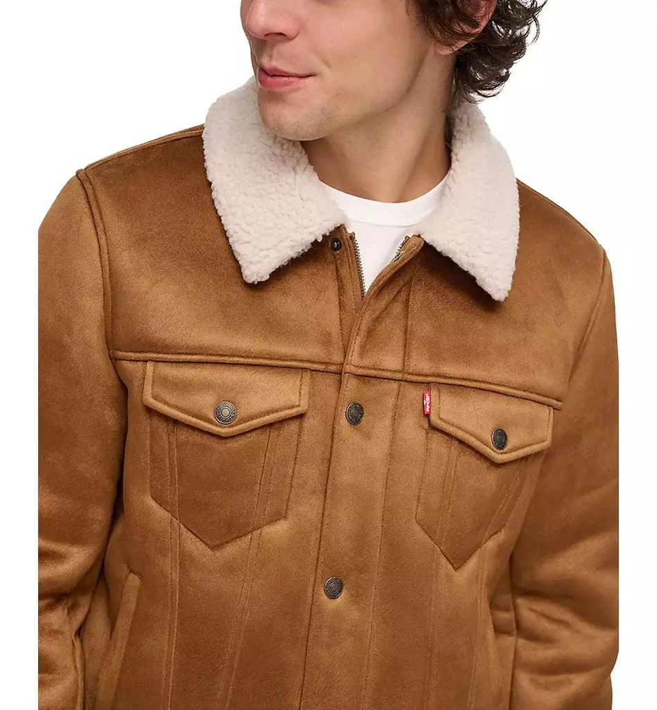 Levi
s Men
s Relaxed-Fit Faux-Shearling Trucker Jacket 4