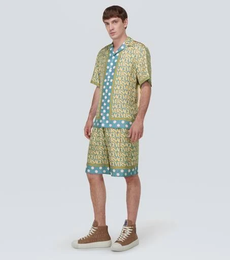 Versace Versace Allover silk shorts 2