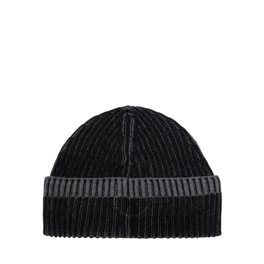 Stone Island Logo-Patch Virgin-Wool Beanie