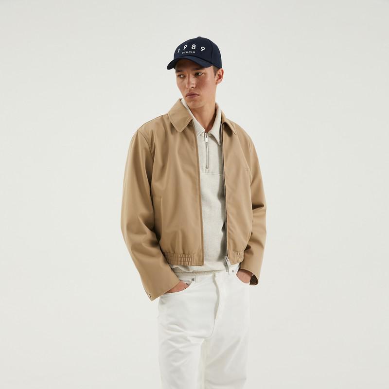 1989 STUDIO Light zip-up jacket beige