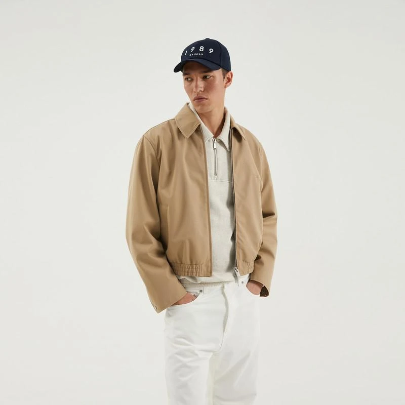 1989 STUDIO Light zip-up jacket beige 1