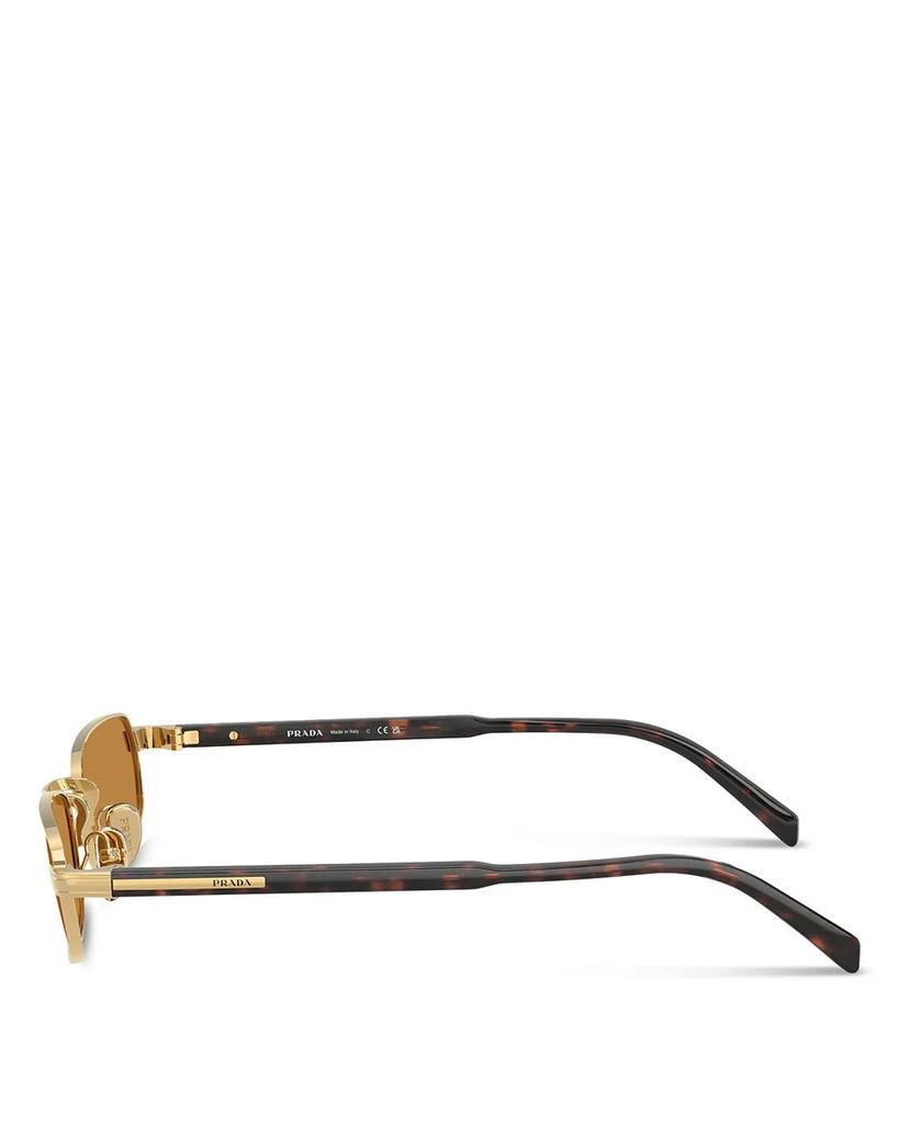 Prada Iconic Plaque Rectangle Sunglasses, 54mm 4