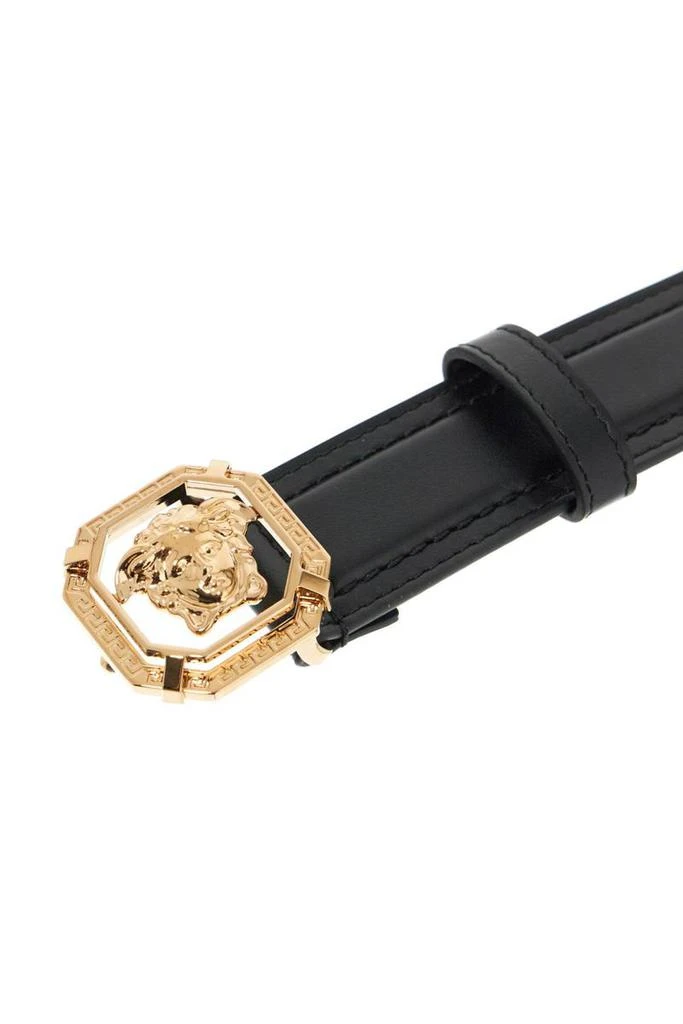 Versace "Leather Medusa Belt With 3