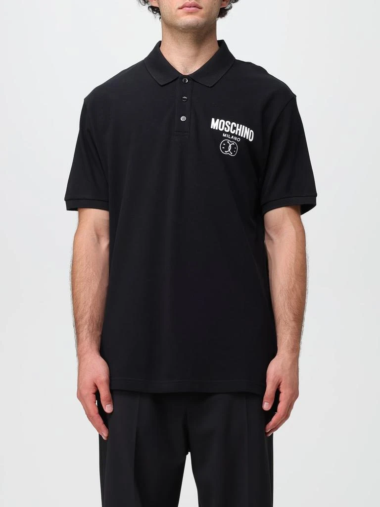 Moschino Moschino Couture cotton polo shirt with logo 1