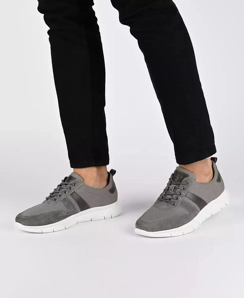 Thomas & Vine Men's Adler Mixed Media Sneakers 7