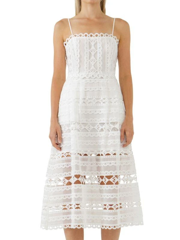 Endless Rose Cutout Lace Midi Dress 1