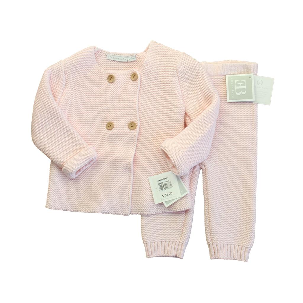 Elegant Baby Girls Pink Apparel Sets