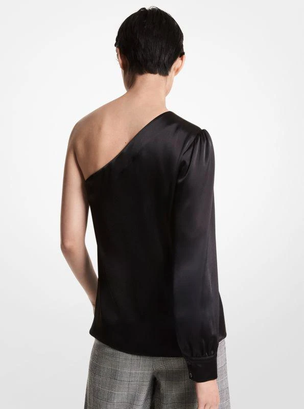 Michael Kors Satin One-Shoulder Top 2