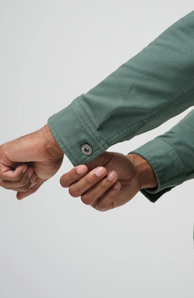 Travis Mathew Cloud Denim Fleece Collar Jacket 6