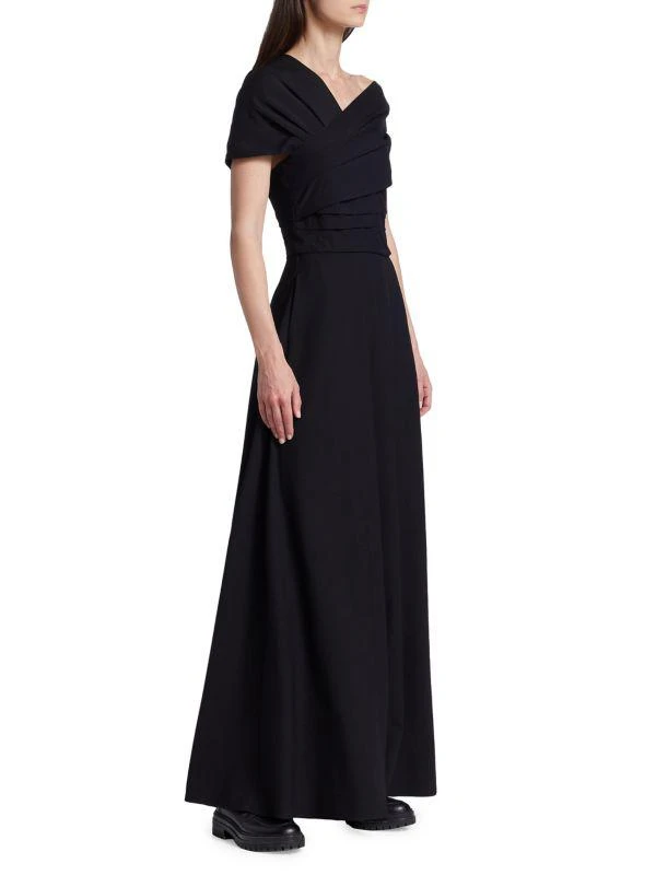 CO Faux-Wrap Off-Shoulder Maxi Dress 1