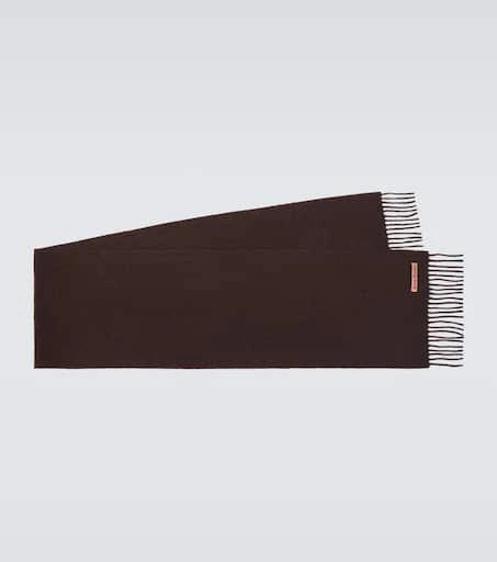 Acne Studios Fringed wool scarf 1