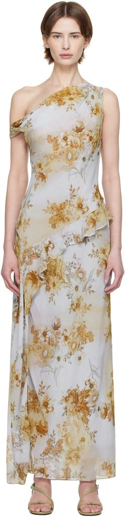 Bec & Bridge Blue Rahni Asym Maxi Dress 1