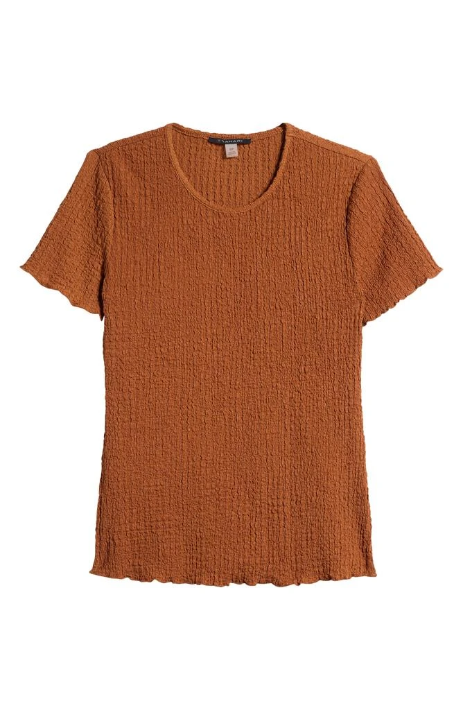 Tahari Lettuce Edge Textured T-Shirt 1