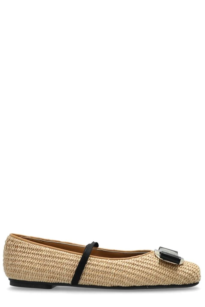 Salvatore Ferragamo Ferragamo New Vara Plate Ballet Flats 1