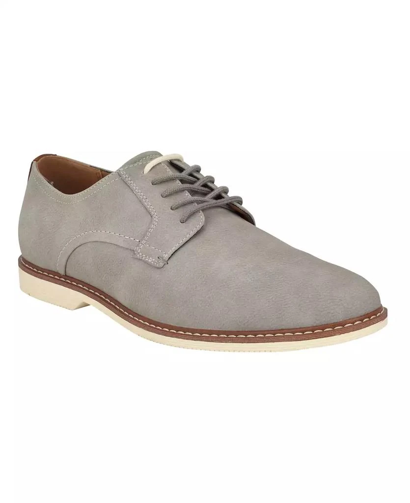 Tommy Hilfiger Men\'s Raylon Light Grey Suede Lace-Up Oxford Shoes Tommy Hilfiger Oxford shoes for Men | Online Sale up to 30  main image 4