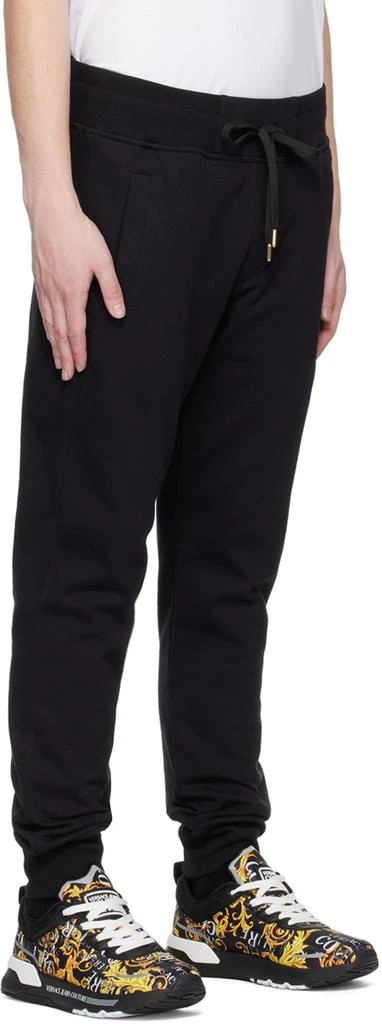 Versace Black V-Emblem Lounge Pants 2