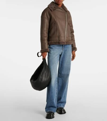Yves Salomon Meteo shearling-lined leather jacket 6