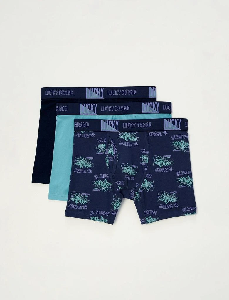 Lucky Brand Lucky Brand 3 Pack Stretch Boxer Briefs 1