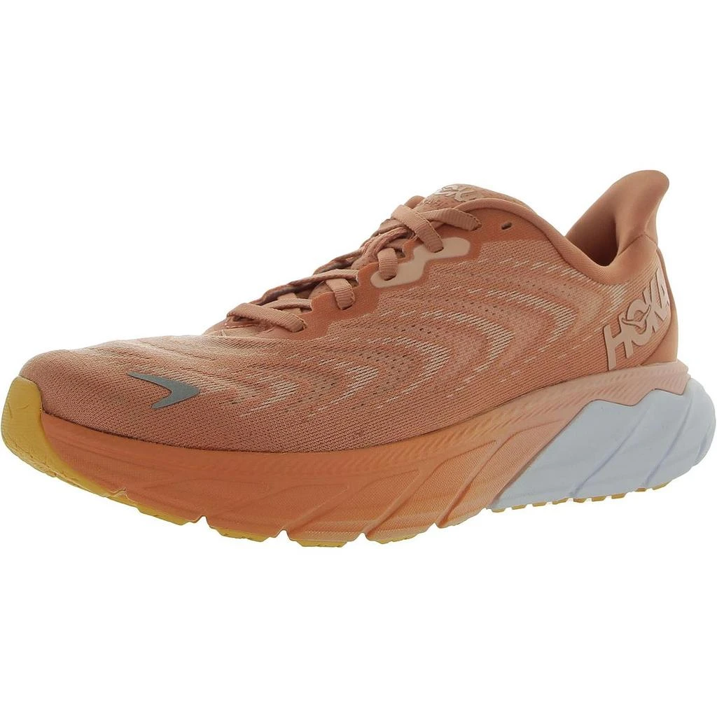 Hoka One One Arahi 6 Womens Faux Leather Mesh Running Shoes 8