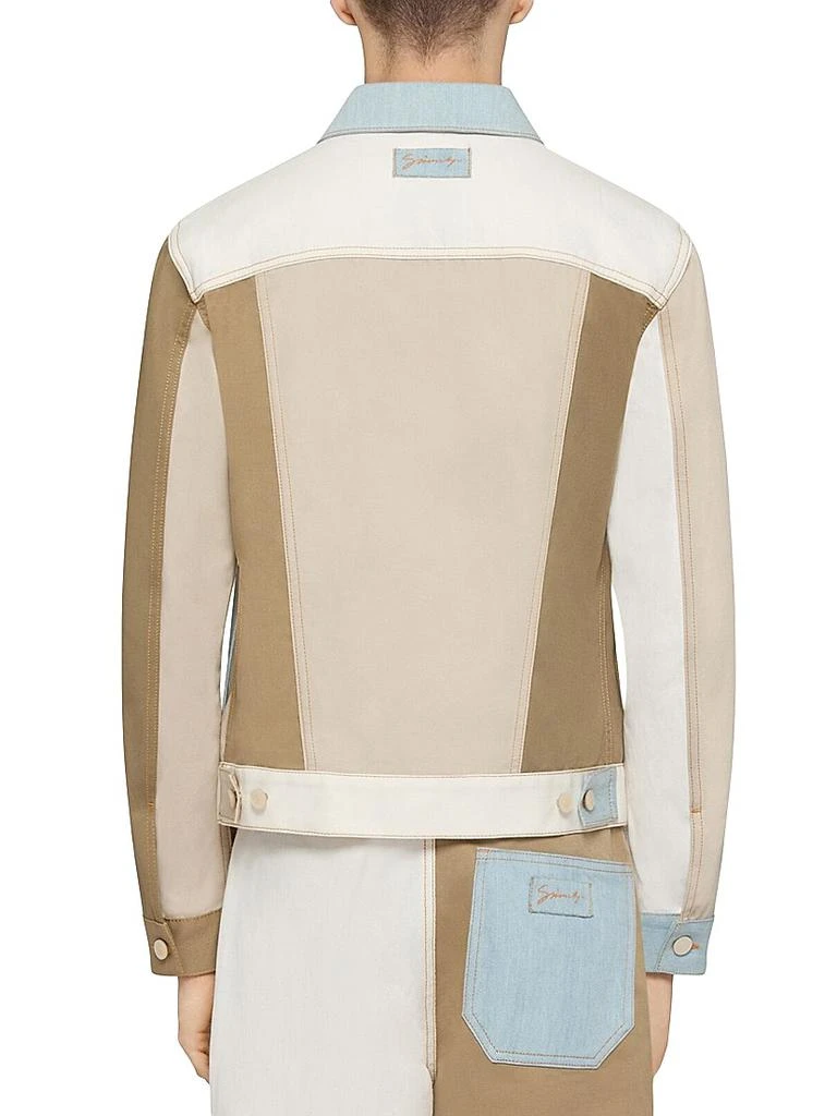 Givenchy Patchwork Jacket in Upcycled Denim 4