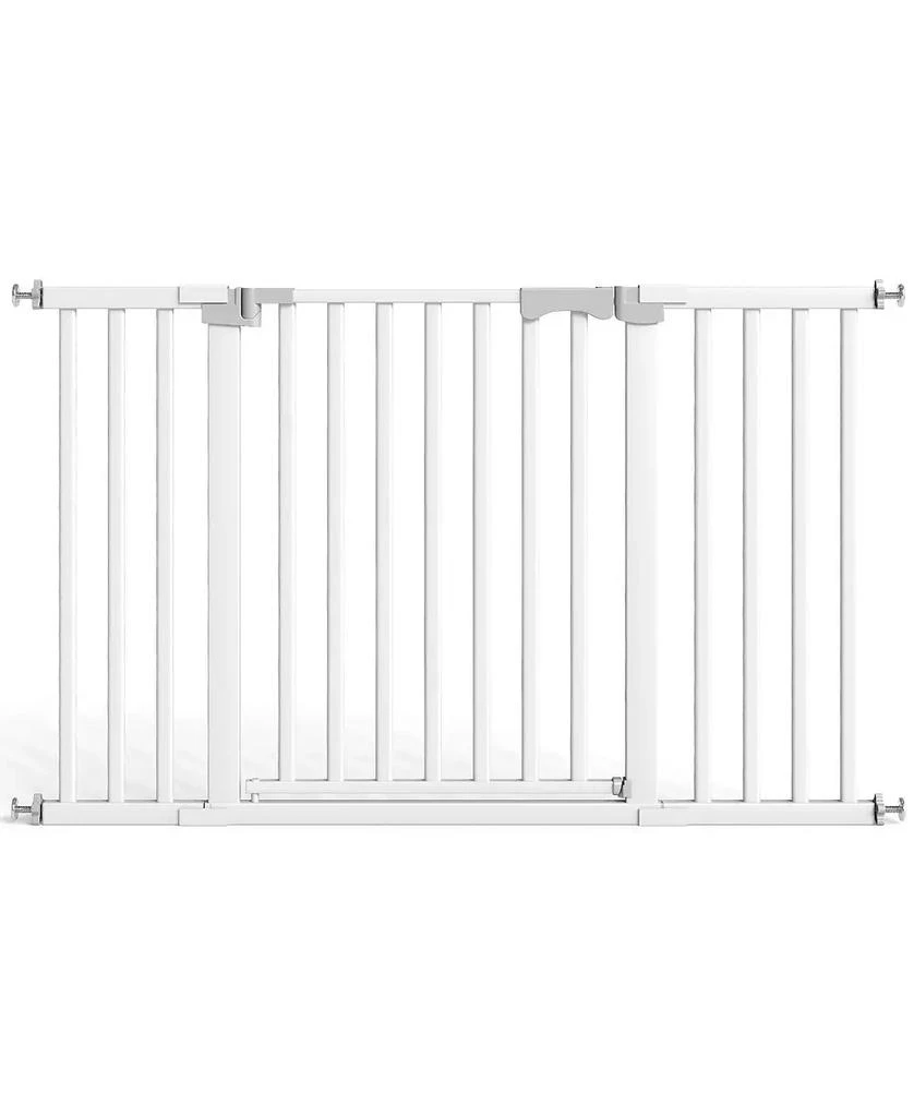 SUGIFT 30"-50" Width Auto Close Baby Gates Adjustable Pet Gate for Dogs and Cats