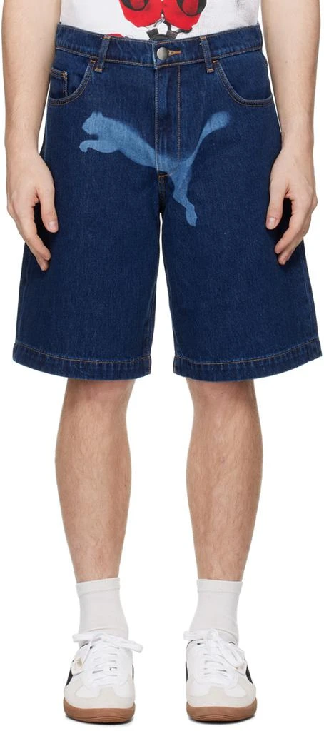 Puma Blue A$AP Rocky Edition Denim Shorts 1