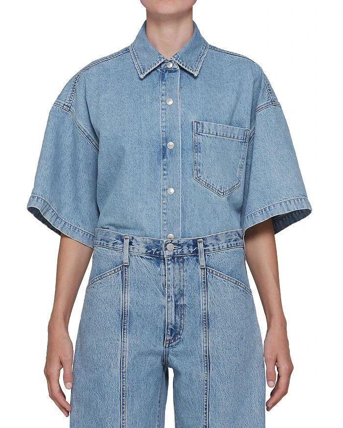 AGOLDE Rona Box Denim Shirt 1